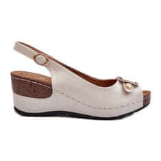 Sandály Comfort Anchor Beige velikost 41