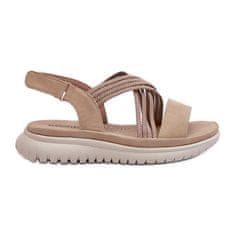 Lehké dámské pohodlné sandály na suchý zip velikost 41