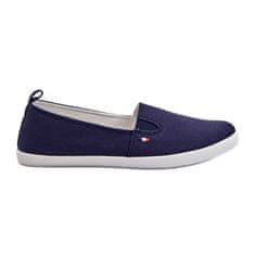 Dámské tenisové tenisky Slip-On Navy Blue velikost 36