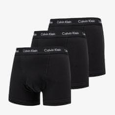 Calvin Klein Boxerky Trunks 3-Pack Black XL Černá