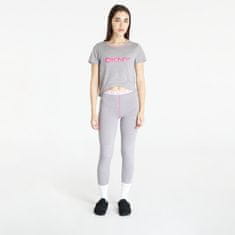 DKNY Pyžamo WMS Caprihortleeve Pajamaset Grey L Šedá