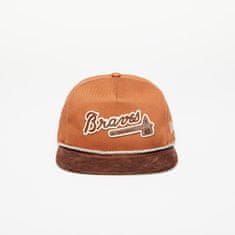 New Era Kšiltovka Atlanta Braves Cord Golfer Snapback Cap Brown S-M