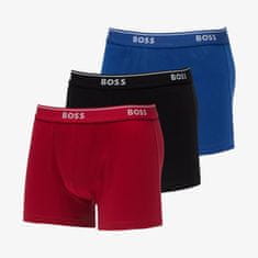 Hugo Boss Boxerky Classic Trunk 3-Pack Red/ Blue/ Black S S Různobarevný