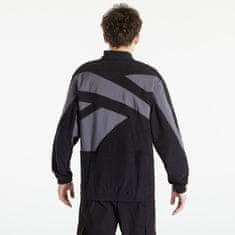 Reebok Mikina Basketball Court Top Track Jacket Black L Černá