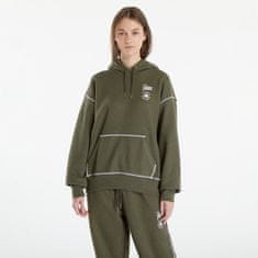 Converse Mikina x Patta Gold Standard Hoodie UNISEX Utility Green Heather L Zelená