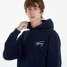 Tommy Hilfiger Mikina Tommy Jeans Relaxedignature Hoodie Blue XL Modrá