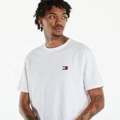 Tommy Hilfiger Tričko Tommy Jeans Regular Badge Tee White L Bílá