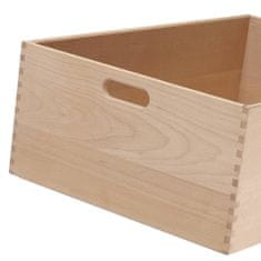 Zeller Úložný box z bukového dřeva, 60 x 40 x 21 cm