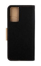TopQ Pouzdro Xiaomi Redmi Note 12S knížkové černo-zlaté 107395