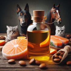 1L 100% lososový olej pro psy kočky a koně