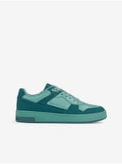 Calvin Klein Petrolejové pánské tenisky se semišovými detaily Calvin Klein Basket Cupsole Low 40