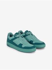 Calvin Klein Petrolejové pánské tenisky se semišovými detaily Calvin Klein Basket Cupsole Low 40