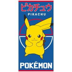 Carbotex Plážová osuška Pokémon Pikachu - Bleskový útok