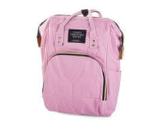 vyprodejpovleceni Růžový městský batoh pro rodiče MIREL
