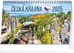 Presco Publishing NOTIQUE Stolní kalendář Česká krajina 2025, 23,1 x 14,5 cm