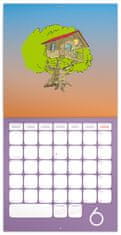 Grooters Poznámkový kalendář Malý princ 2024, 30 × 30 cm