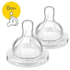 Philips Avent Dudlík Anti-colic/Classic+ 1 novorozenecký průtok, 2 ks