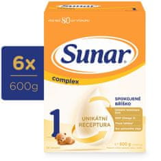 Sunar 6x Complex 1 Mléko počáteční 600 g