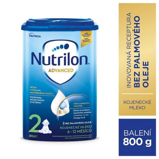 Nutrilon 2 Pokračovací kojenecké mléko 800 g, 6+