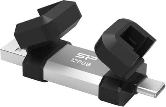 Silicon Power Mobile C51 - 128GB, USB 3.2 Gen 1, USB-C/USB-A (SP128GBUC3C51V1S)