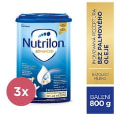 Nutrilon 3x 3 Vanilla batolecí mléko 800 g, 12+