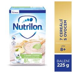 Nutrilon Pronutra Kaše 7 cereálií s ovocem 225g, 8+