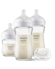 Philips Avent Novorozenecká startovní sada Natural Response skleněná SCD878/11