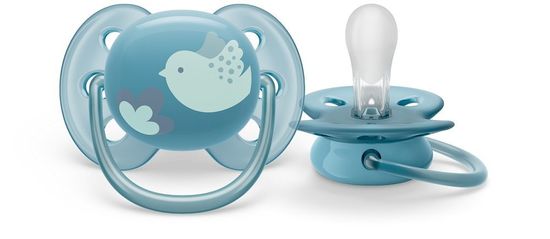 Philips Avent Šidítko Ultrasoft Premium 6-18m modrá, 1 ks