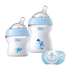 Chicco Set dárkový Natural Feeling + Air dudlík - chlapec