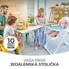 Kinderkraft Židlička jídelní Yummy Multi