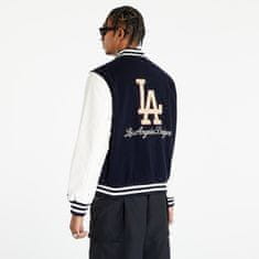 New Era Bunda Los Angeles Dodgers Mlb Large Logo Varsity Jacket Navy XS XS Modrá