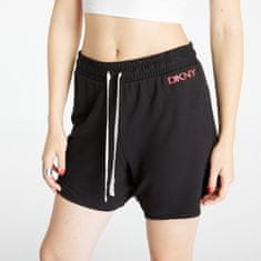 DKNY Pyžamo WMS Pyjama Bottom Boxer Black XS Černá