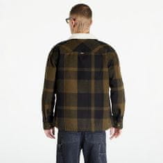 Tommy Hilfiger Bunda Tommy Jeans Check Sherpa Lin Overshirt Green S S Zelená