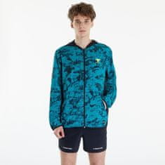 Under Armour Bunda Project Rock Iso Tide Hybrid Jacket Hydro Teal/ Black/ High-Vis Yellow M Modrá