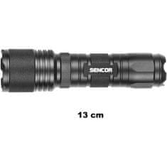 SENCOR SLL 110 Svítilna 5W T6 3XAAA ALU, černá 50005673