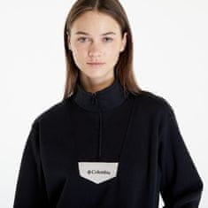 Columbia Mikina Lodge Half Zip Fleece Sweatshirt Black/ Dark Stone S Černá