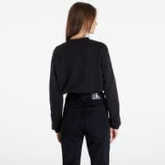 Calvin Klein Mikina Jeans Satin Boxes Crewneck Sweatshirt Black S Černá