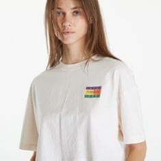 Tommy Hilfiger Tričko Tommy Jeans Oversized Cropped Summer Flag Tee Ancient White L Bílá