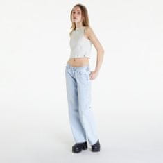 Calvin Klein Tílko Jeans Seaming Rib Tank Top Icicle XL Bílá