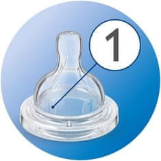 Philips Avent Dudlík Anti-colic/Classic+ 1 novorozenecký průtok, 2 ks