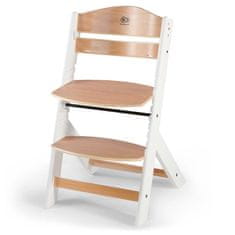 Kinderkraft Židlička jídelní Enock s polstrováním White wooden, Premium