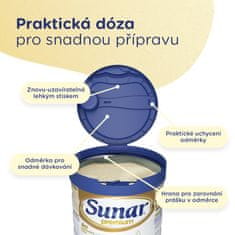 Sunar 3x Premium 4 Mléko kojenecké 4 700 g