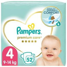 Pampers Premium Care Pleny jednorázové 4 (9-14 kg) 52 ks