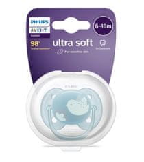 Philips Avent Šidítko Ultrasoft Premium 6-18m modrá, 1 ks