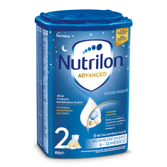 Nutrilon 2 Advanced Good Night pokračovací kojenecké mléko od uk. 6. měsíce 800 g