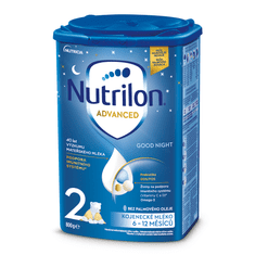 Nutrilon 2 Advanced Good Night pokračovací kojenecké mléko od uk. 6. měsíce 800 g
