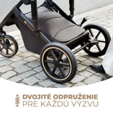 Kinderkraft SELECT Kočárek kombinovaný 3v1 Prime 2 Venezian Black, Premium