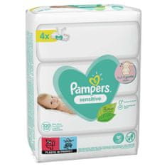 Pampers Sensitive Ubrousky vlhčené, 4 balení = 320 ks