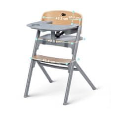 Kinderkraft SELECT Židlička jídelní 3v1 LIVY Oak, Premium