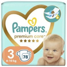 Pampers Pleny jednorázové Premium Care vel. 3 (78 ks) 6-10 kg